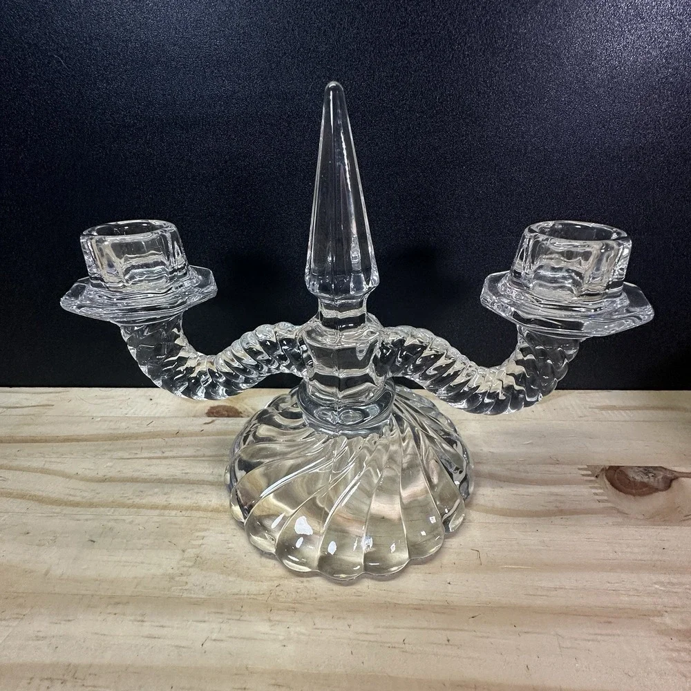 Double Candlesticks Fostoria Colony 6½